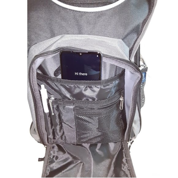 Carry On Backpack Rolling Backpack Travel Backpack Carry On Backpack with Wheels - Picture 8 of 15